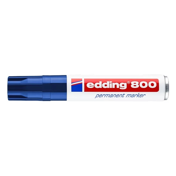 Alkoholos marker, 4-12 mm, vágott, EDDING "800", kék