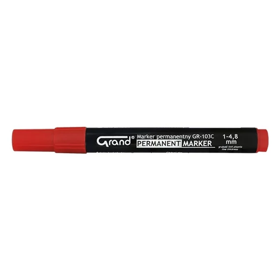 Alkoholos marker GRAND vágott piros