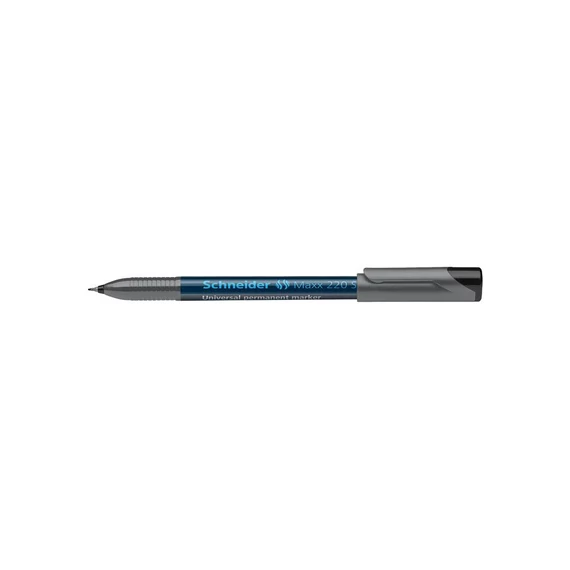 Alkoholos marker, OHP, 0,4 mm, SCHNEIDER "Maxx 220 S", fekete