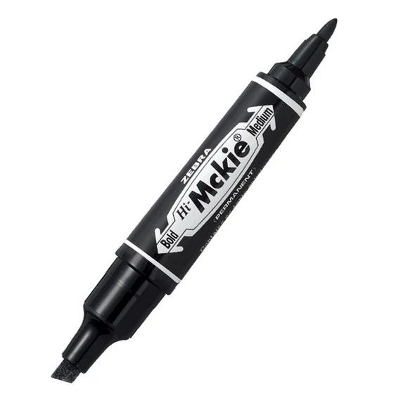 Permanent marker Zebra HI MCKIE fekete