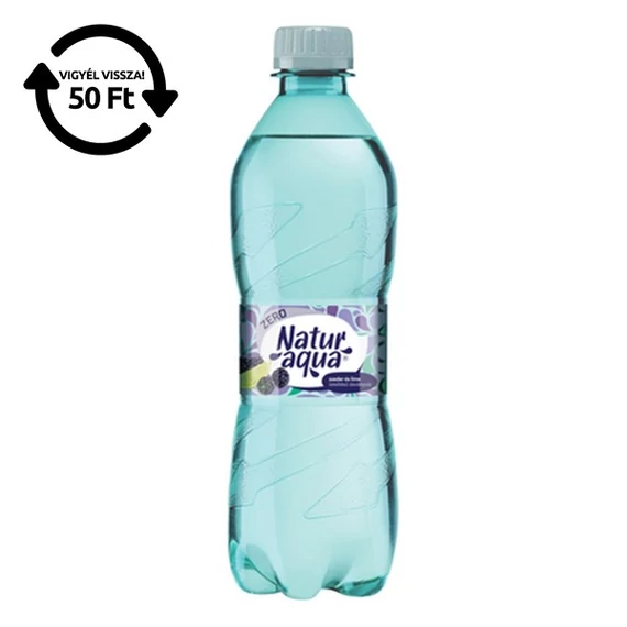 Ásványvíz, ízesített, NATUR AQUA EMOTION, 0,5 l, szeder-lime zero