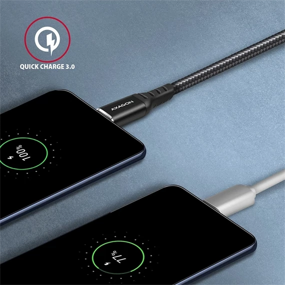 AXAGON BUCM-AM15AB HQ USB-C <> USB-A Cabel 1,5m Black