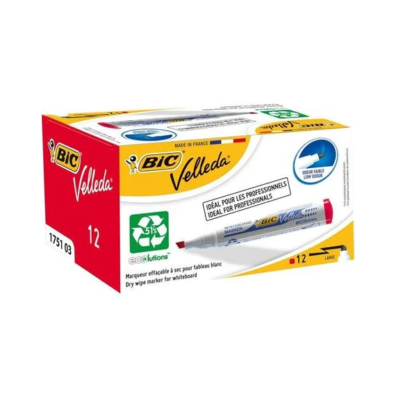 Flipchart- és táblamarker, 1,1-5,6 mm, vágott, BIC 