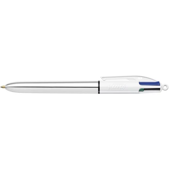 Golyóstoll, 0,32 mm, nyomógombos, négyszínű, BIC 