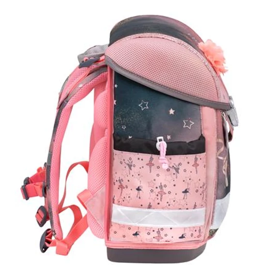 Iskolatáska ergonómiai, lányos, Classy, 403-13/AG, Belmil, Balerina Black Pink