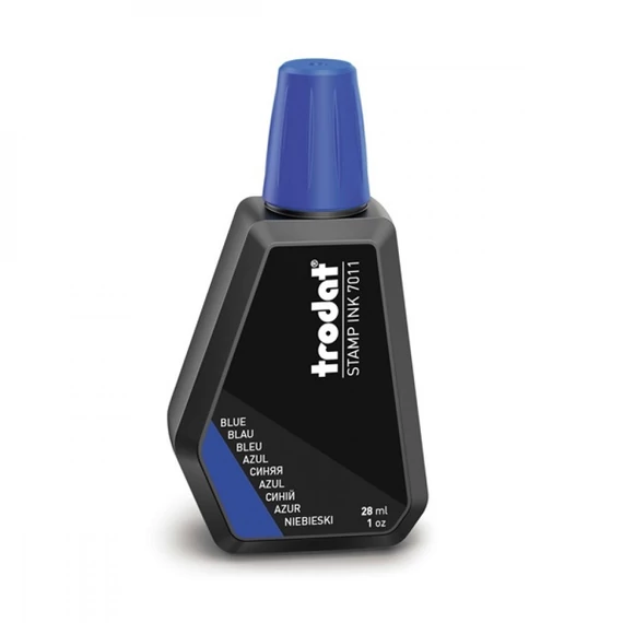 Bélyegzőfesték, 28 ml, TRODAT, kék