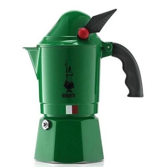 Bialetti 2762/MR Break Alpina 3 személyes zöld kotyogós kávéfőző
