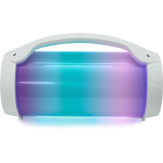 BigBen 2809250 Party Lite vezeték nélküli világító fehér Bluetooth hangszóró mikrofonnal