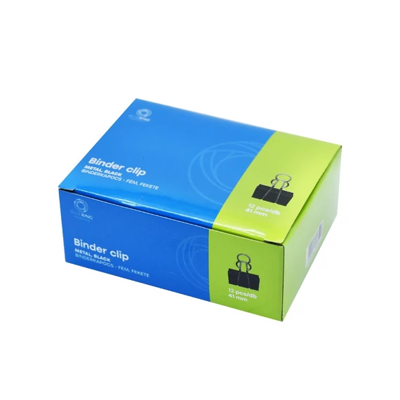 Binderkapocs 41mm, 12 db/doboz, Bluering®