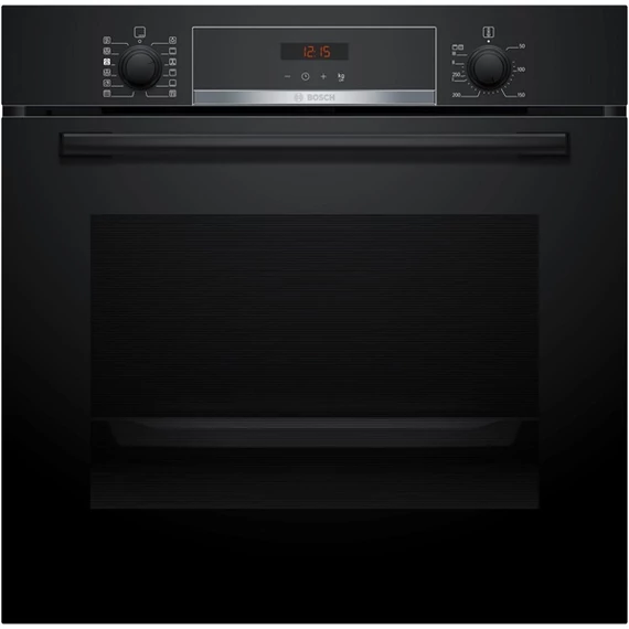 Bosch HQA574BB3 fekete, beépíthető, sütőtér: 71L, grill, légkeverés, sütő