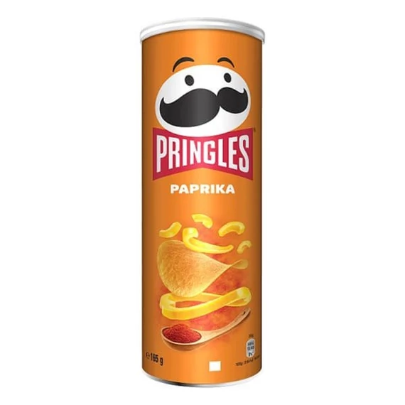Chips, 165 g, PRINGLES, paprikás