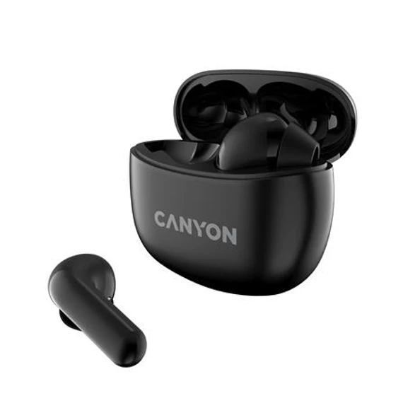 Fülhallgató, TWS vezeték nélküli, Bluetooth 5.3, CANYON 