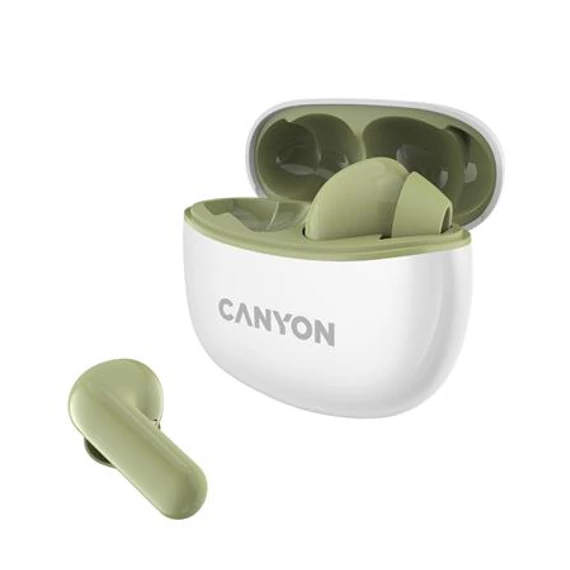 Fülhallgató, TWS vezeték nélküli, Bluetooth 5.3, CANYON 