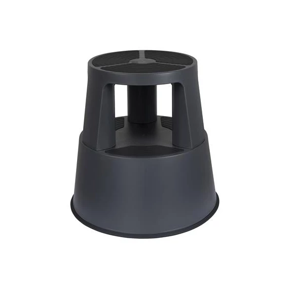 Gurulós polipropilén zsámoly, WEDO, sötétszürke