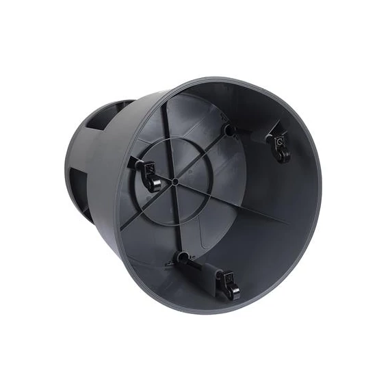 Gurulós polipropilén zsámoly, WEDO, sötétszürke