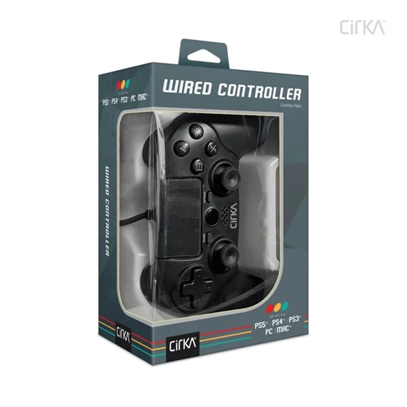 Cirka M07527-BK NuForce PS4/PC/Mac vezetékes fekete kontroller