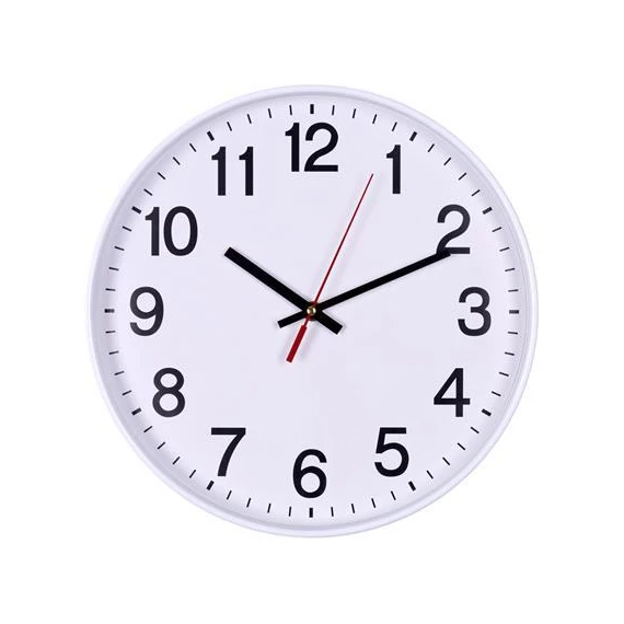 Falióra, 34 cm, OFFICE PRODUCTS, fehér keret