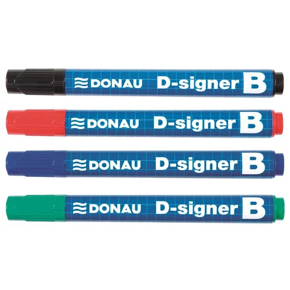 Táblamarker, 2-4 mm, kúpos, DONAU 