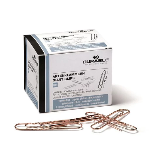 Gemkapocs, 77mm, DURABLE, réz, 100db/doboz