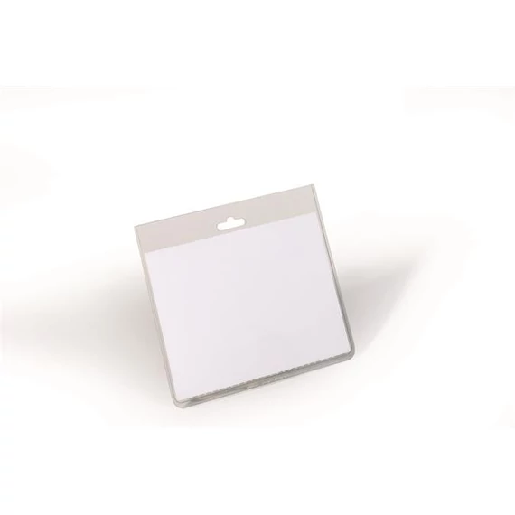 Azonosítókártya-tartó, 60x90mm, hajlékony, vízszintes, DURABLE, 20db/cs