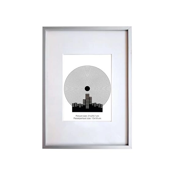Képkeret, 21x29,7 cm, aluminium keret, 
