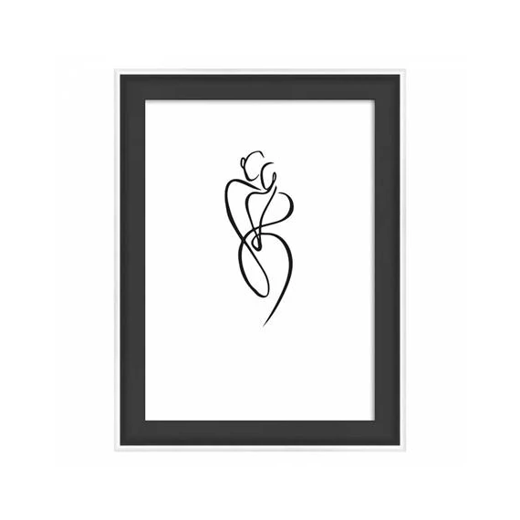 Képkeret, fa, 10x15 cm, 