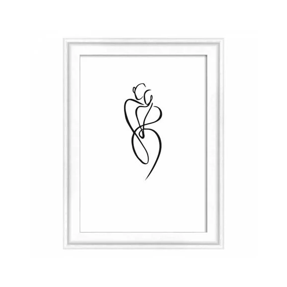 Képkeret, fa, 10x15 cm, 