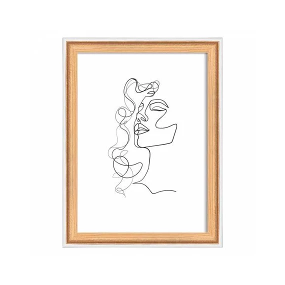 Képkeret, fa, 13x18 cm, 