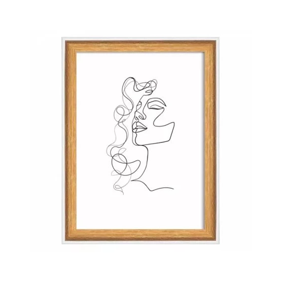 Képkeret, fa, 13x18 cm, 