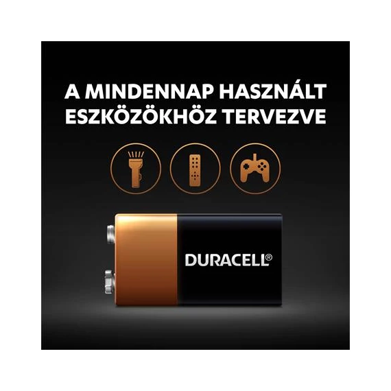 Elem, 9V, 1 db, DURACELL 