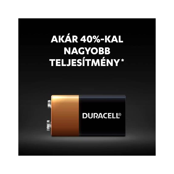 Elem, 9V, 1 db, DURACELL 