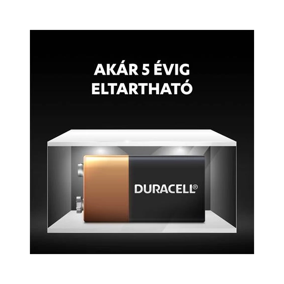 Elem, 9V, 1 db, DURACELL 