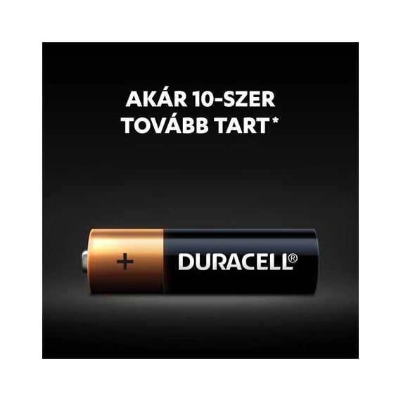 Elem, AA ceruza, 10 db, DURACELL 