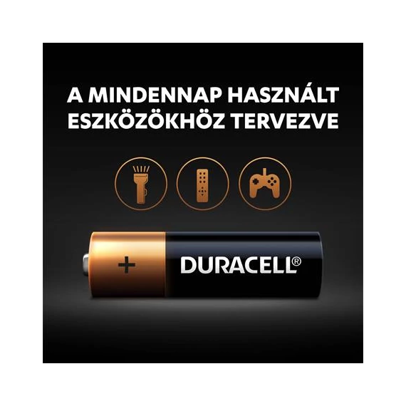 Elem, AA ceruza, 18 db, DURACELL 