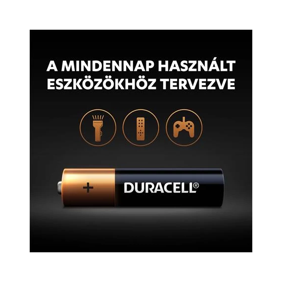 Elem, AAA mikro, 10 db, DURACELL 