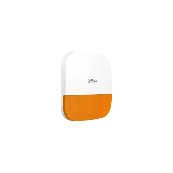 Dahua Vezeték nélküli kültéri sziréna - AirShield ARA13-W2 Narancs (IP65; 110dB; LED; 868MHz, AES128, 12VDC+Akku; Mabisz