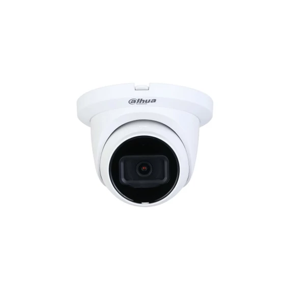 Dahua IP turretkamera - IPC-HDW2441TM-S (4MP, 2,8mm, kültéri, H265, IP67, IR30m, ICR, WDR, SD, PoE, mikrofon, Lite AI)
