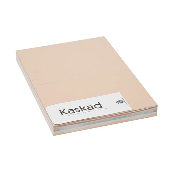 Dekorációs karton KASKAD A4 160gr pasztell vegyes színek 5x25 ív/csomag