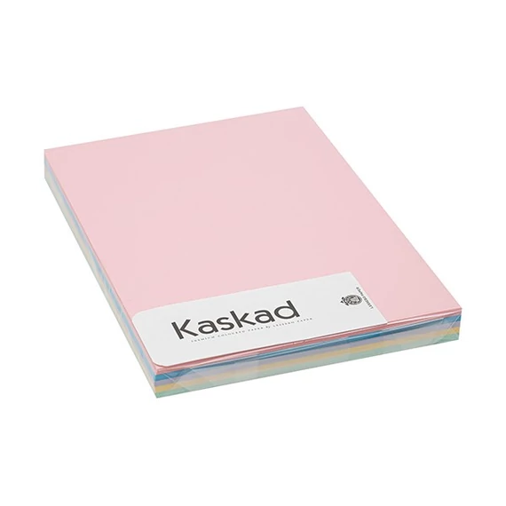 Dekorációs karton KASKAD A4 160gr pasztell vegyes színek 5x25 ív/csomag