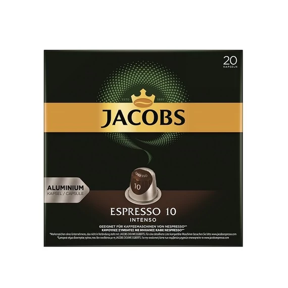 Douwe Egberts Jacobs Espresso Intenso 20 db kávékapszula