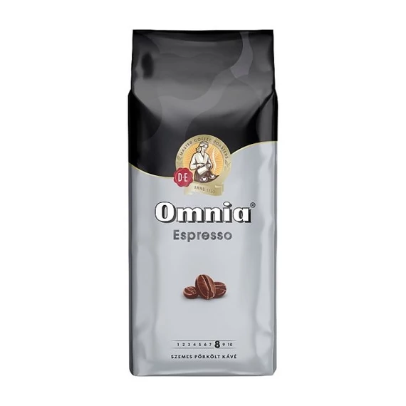 Kávé, pörkölt, szemes, olaszos pörkölésű, 1000 g, DOUWE EGBERTS "Omnia Espresso"