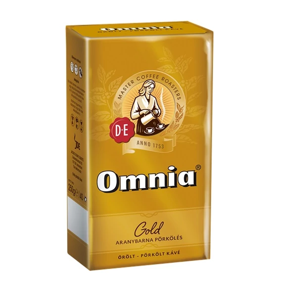 Kávé őrölt DOUWE EGBERTS Omnia Gold 250g