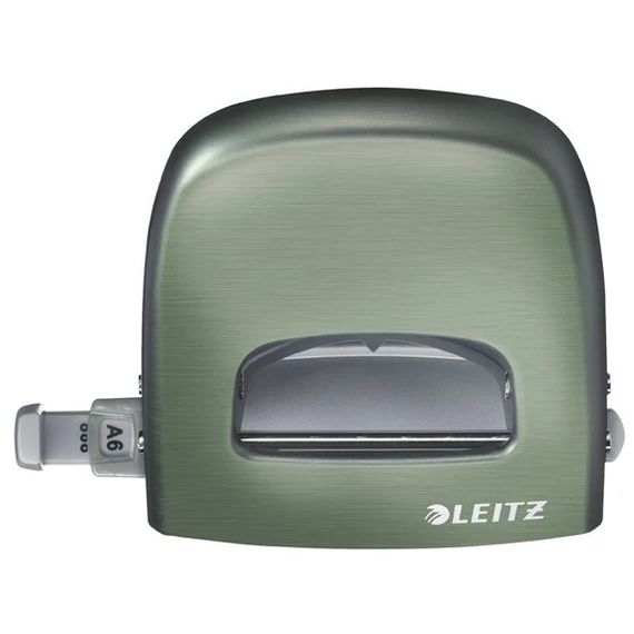 Lyukasztó, kétlyukú, 30 lap, fém, LEITZ 