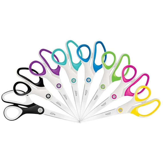 Olló, irodai, 20,5 cm, LEITZ 