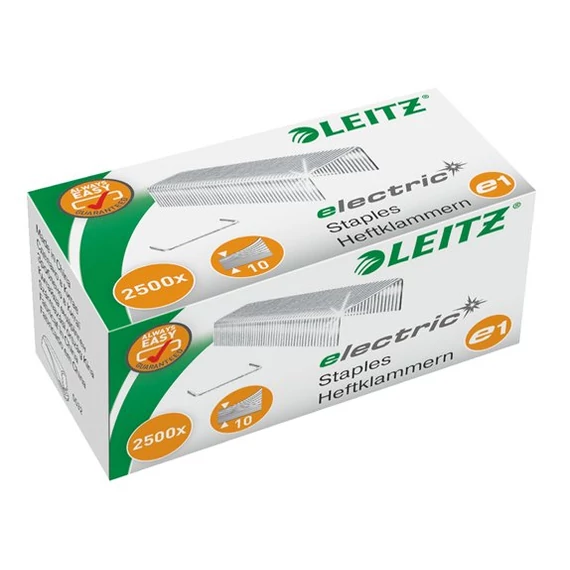 Tűzőkapocs, No.10, elektromos tűzőgépekhez, LEITZ 
