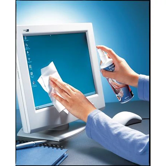 Tisztítófolyadék, képernyőhöz, pumpás, 250 ml, ESSELTE