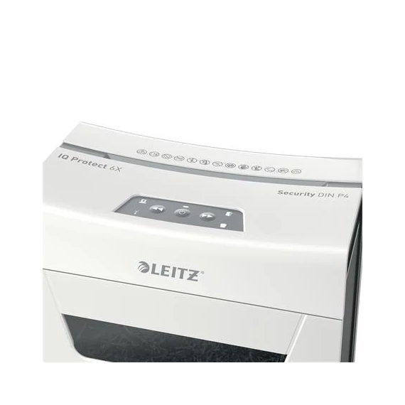 Iratmegsemmisítő, konfetti, 6 lap, LEITZ 