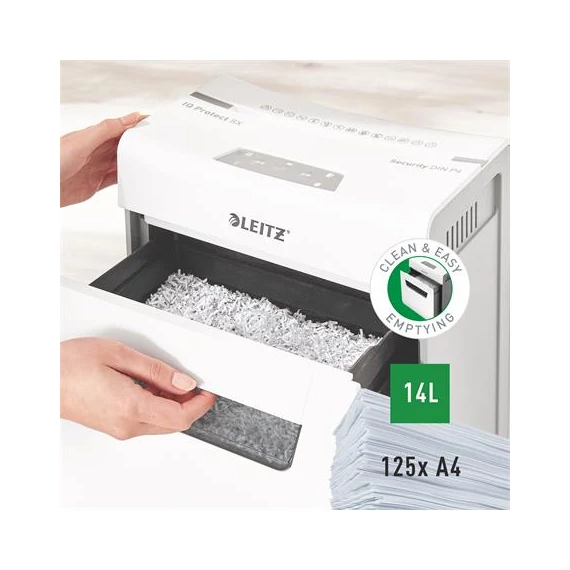 Iratmegsemmisítő, konfetti, 8 lap, LEITZ 