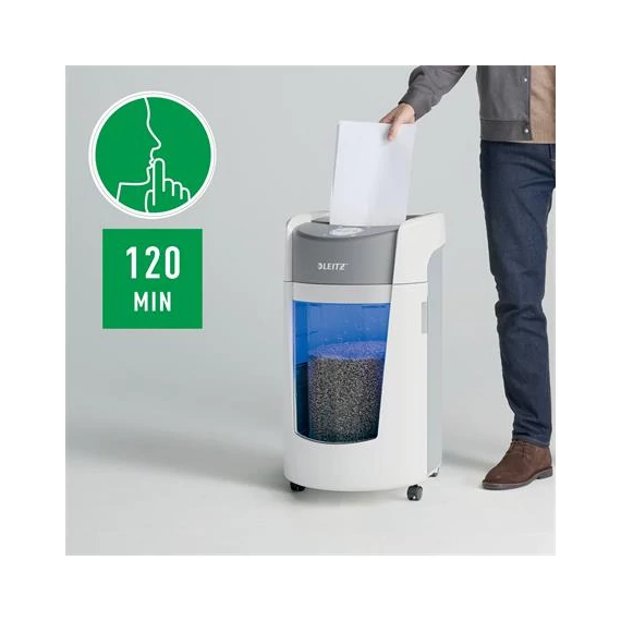 Iratmegsemmisítő, mikrokonfetti, 10 lap, LEITZ 