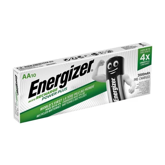 Tölthető elem, AA ceruza, 10x2000 mAh, előtöltött, ENERGIZER 